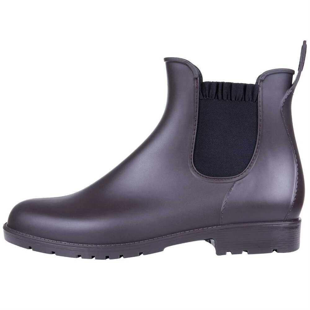 Asgard Women's Rain Boots Waterproof Chelsea Boots Non Slip Shoes Brown Size 10